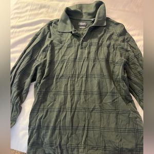 Thrifted plaid oversized plaid shirt